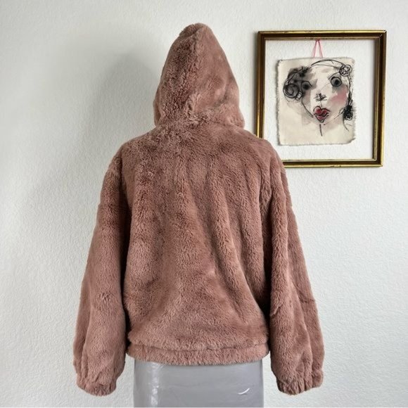 French Connection Arabella Faux Fur Hooded Jacket - Picture 9 of 13